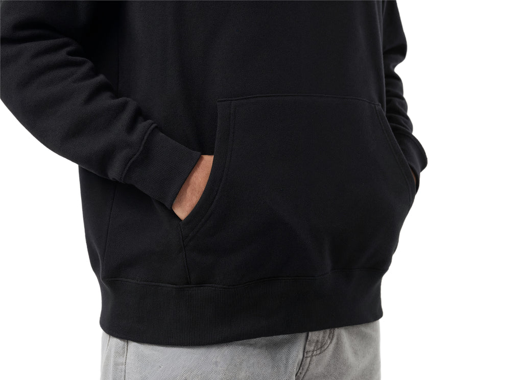 True Black Oversized Hoodie
