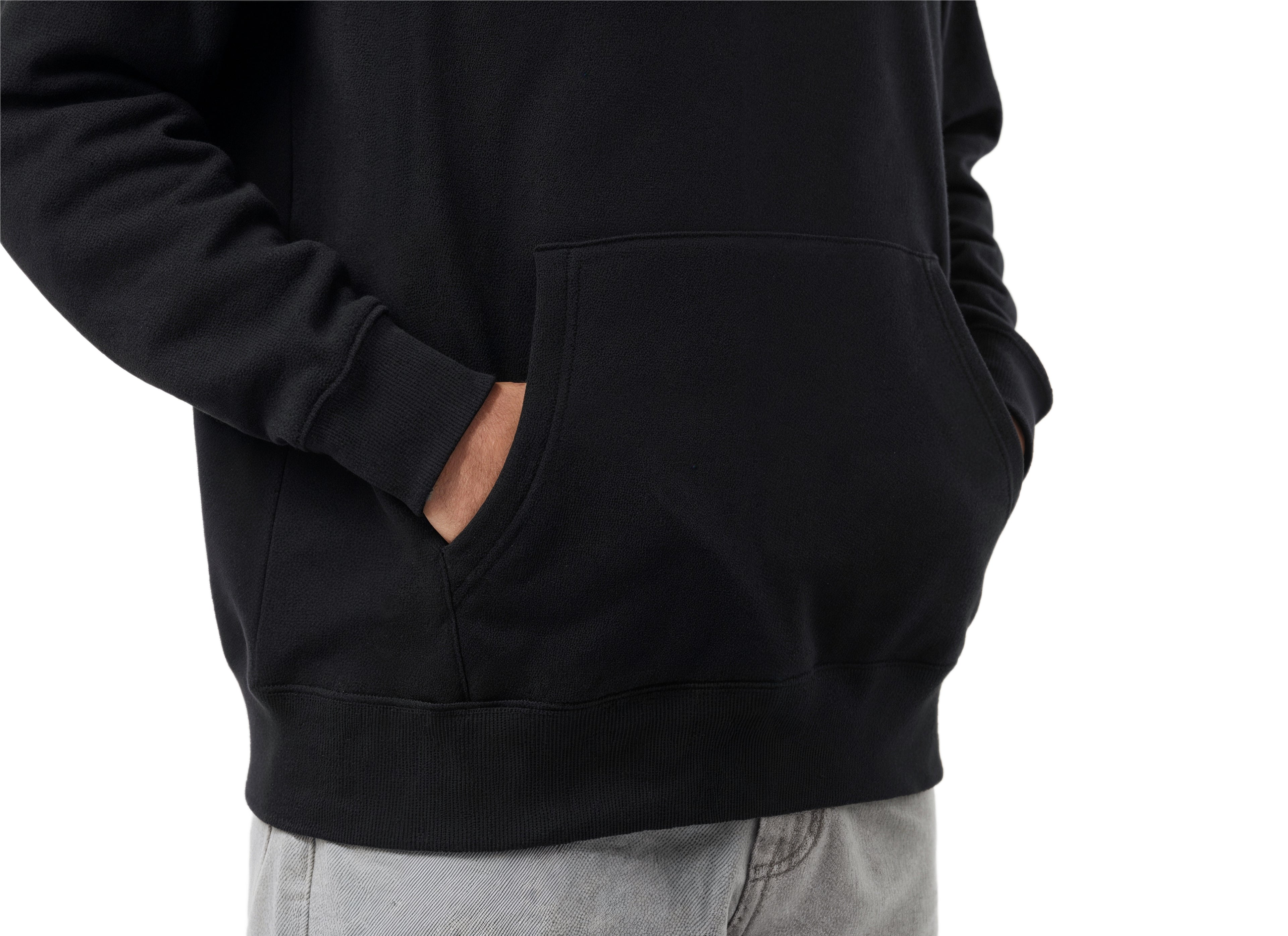 Premium True Black Oversized Hoodie