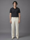 Dark Blue Textured Polo