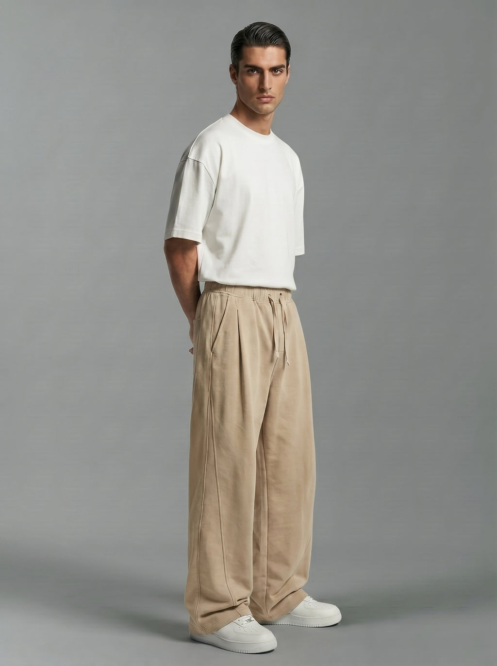 Two Tuck Wide Leg Pants