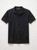 Dark Blue Textured Polo