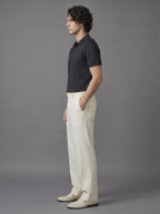 Dark Blue Textured Polo