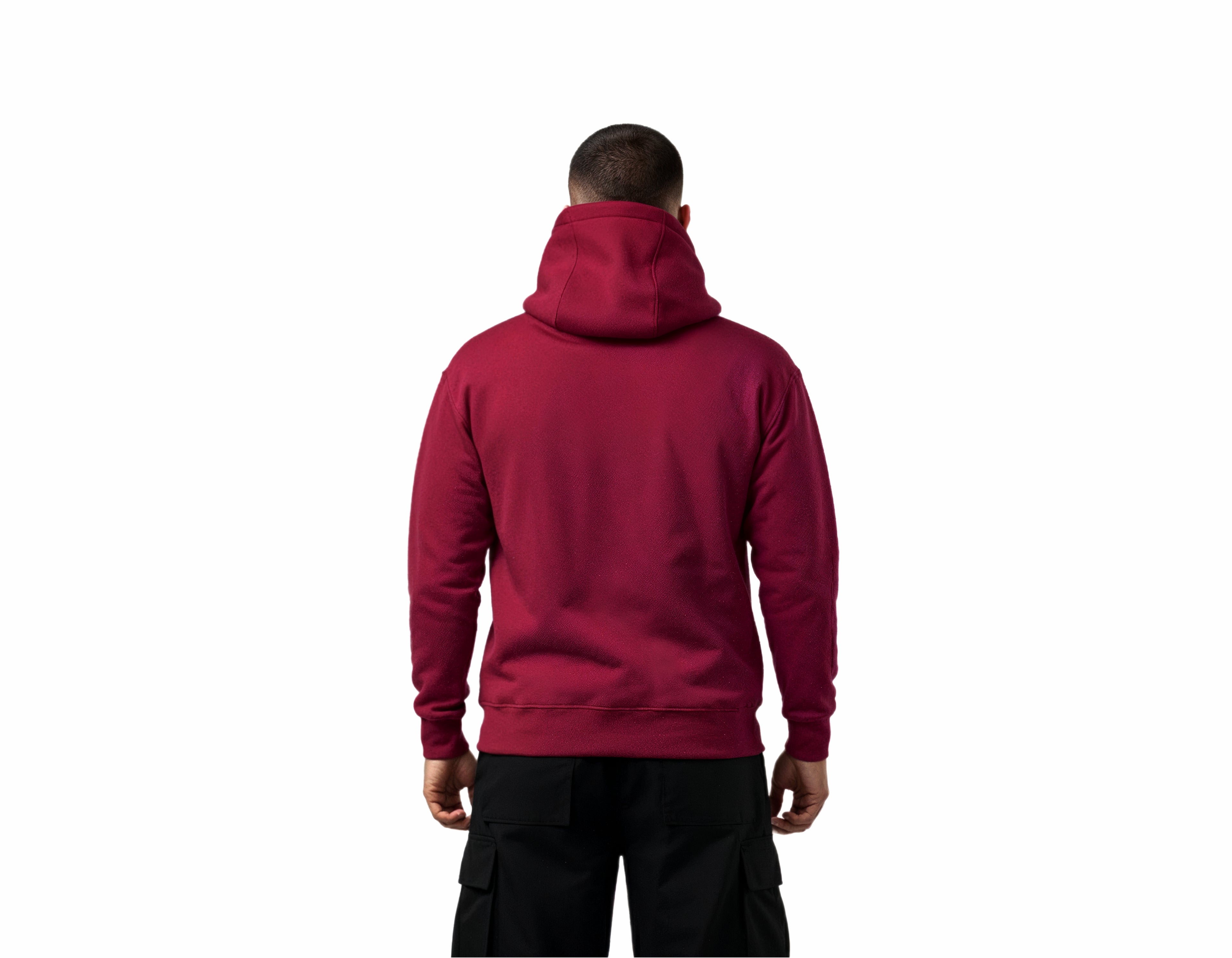 Premium Burgundy Oversized Hoodie