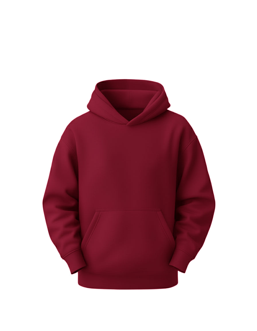 Premium Burgundy Oversized Hoodie