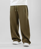 Two Tuck Wide Leg Pants " Olive "