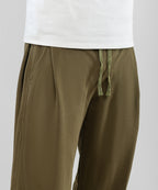 Two Tuck Wide Leg Pants " Olive "