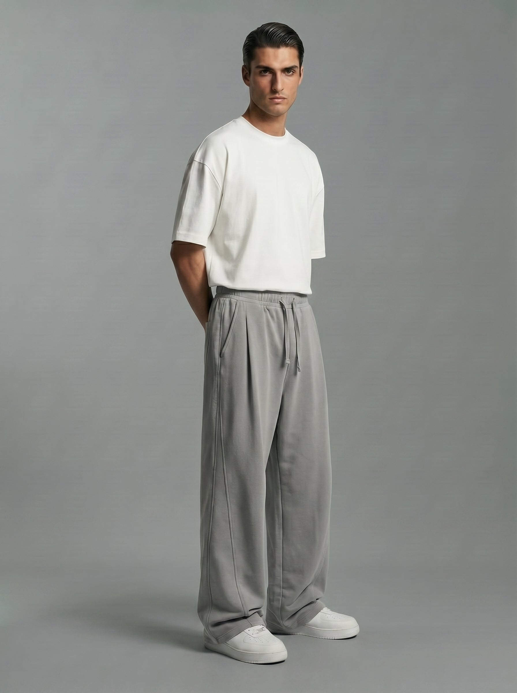 Two Tuck Wide Leg Pants