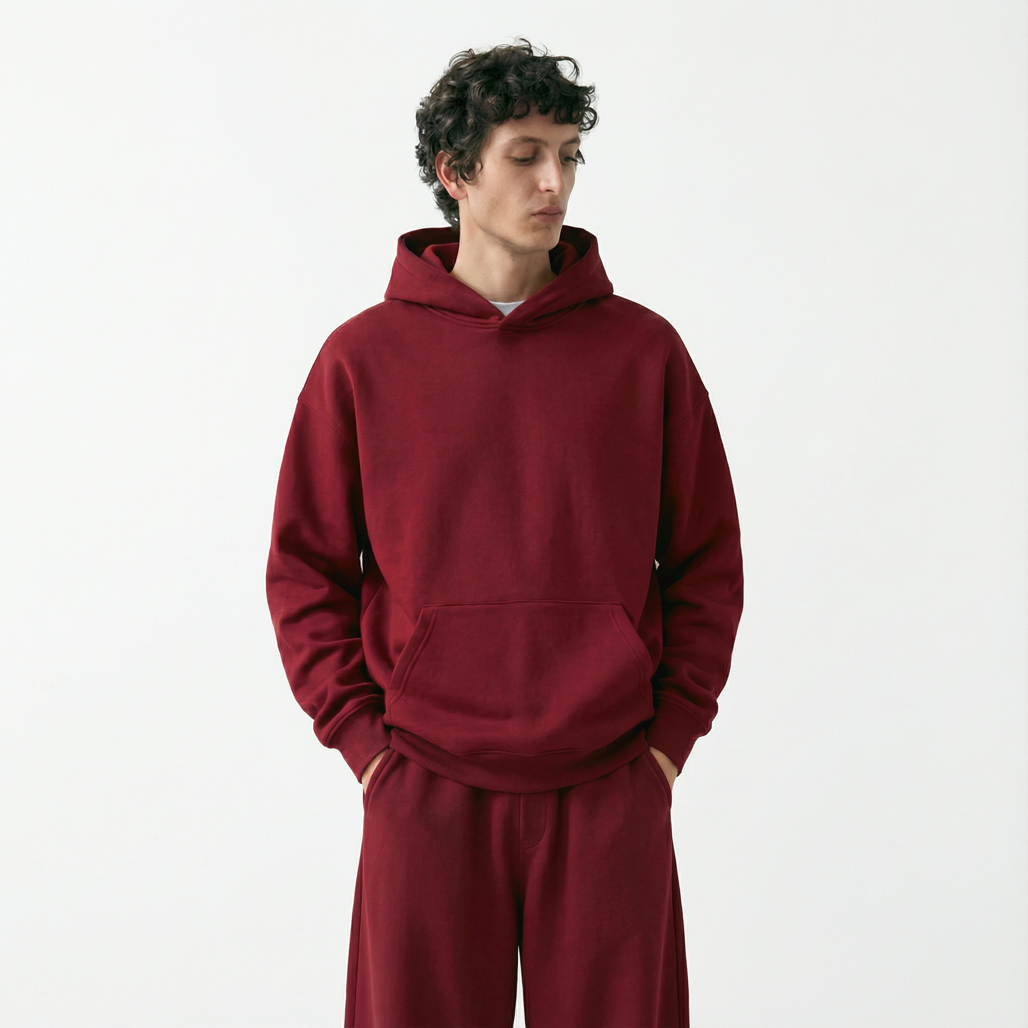 Burgundy Oversized Hoodie