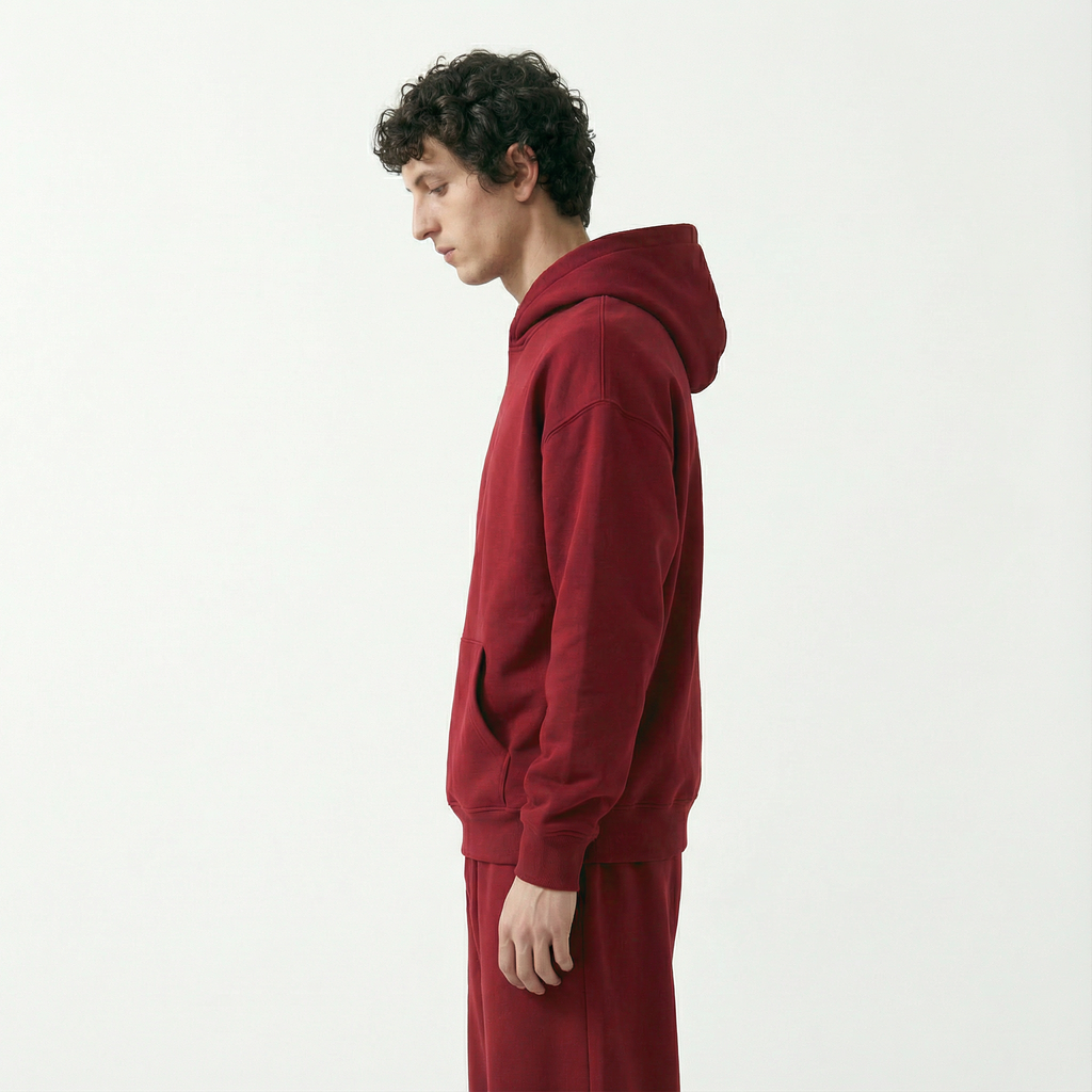 Burgundy Oversized Hoodie