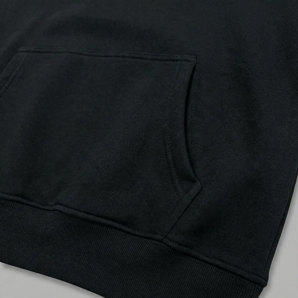 True Black Oversized Hoodie
