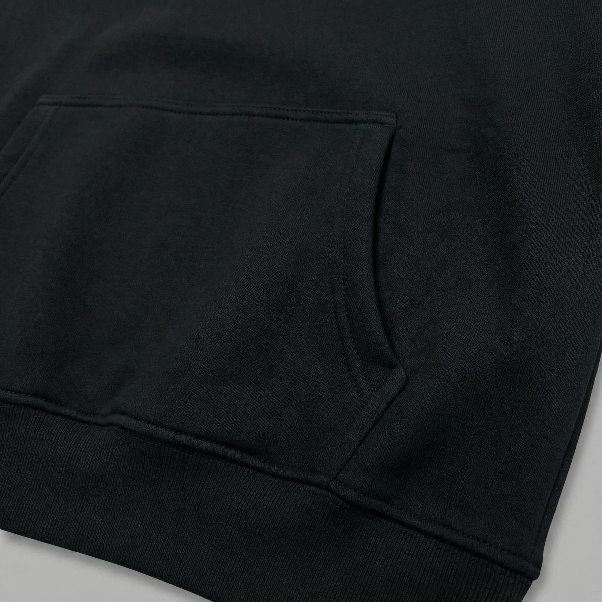 True Black Oversized Hoodie